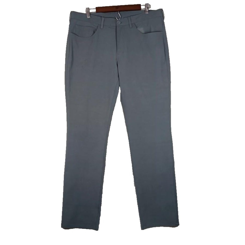 Callaway Pants Mens 36x32 Gray Golf Stretch Performance Casual Flat‎ Front